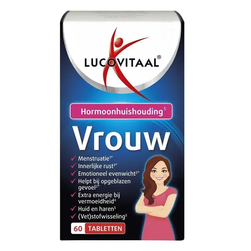 Lucovitaal Hormoonhuishouding vrouw 60 tabletten