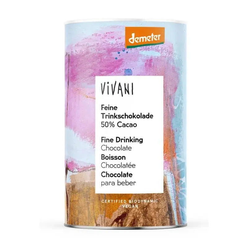 Vivani Hot chocolate drink Demeter 50% cacao biologisch 300 gram