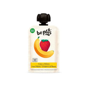 Beplus Knijpfruit 100% strawberry banana 100 gram
