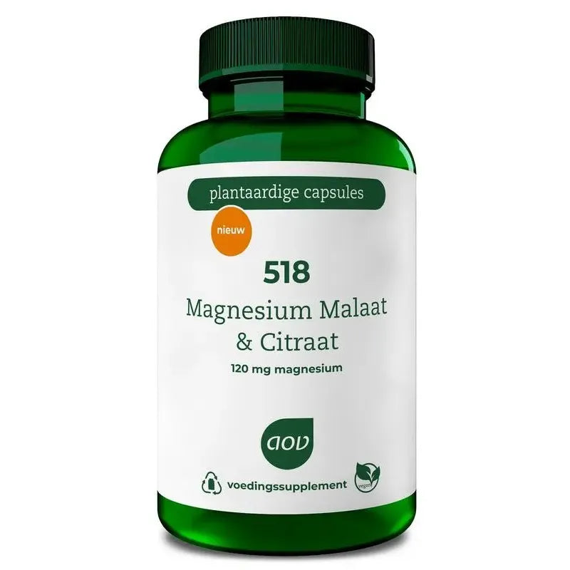 AOV 518 Magnesium malaat & citraat 90 vcaps