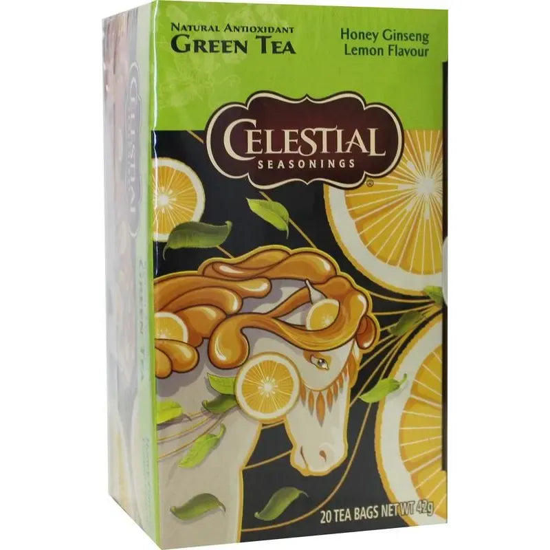 Celestial Season Honey lemon ginseng green tea 20 zakjes