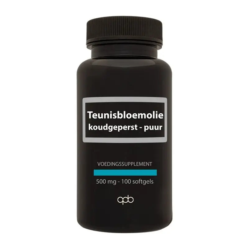 Apb Holland Teunisbloem olie puur 500 mg 100 softgels