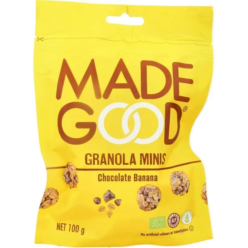 Madegood Granola minis chocolate banana biologisch 100 gram