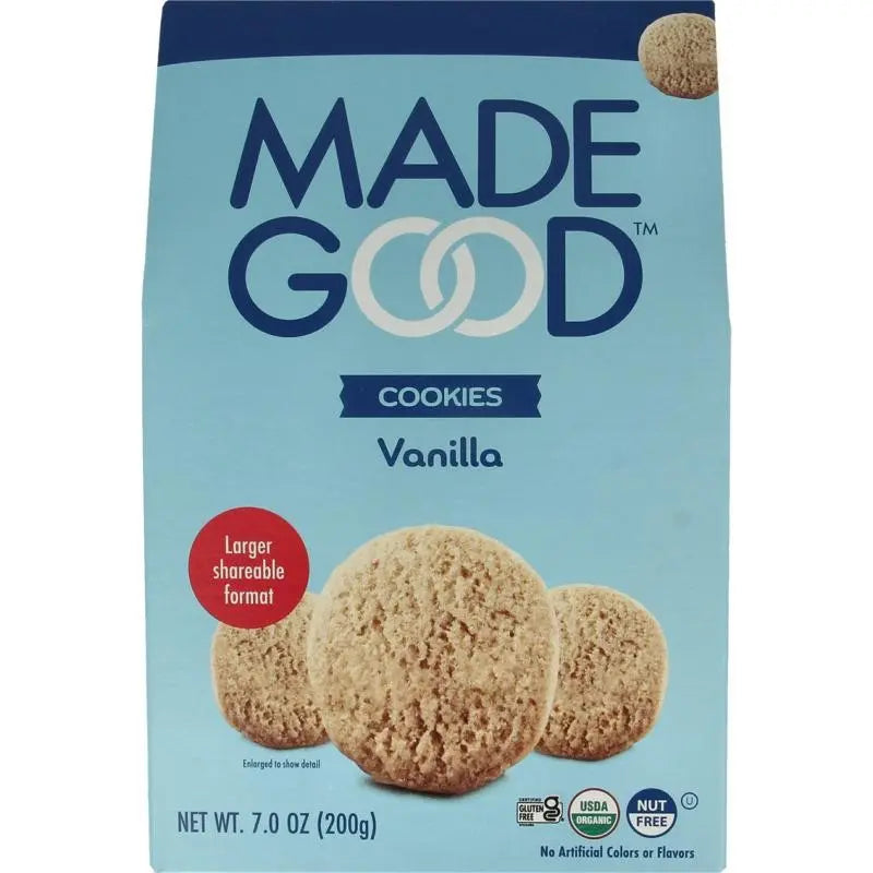 Madegood Crunchy cookies vanilla biologisch 200 gram