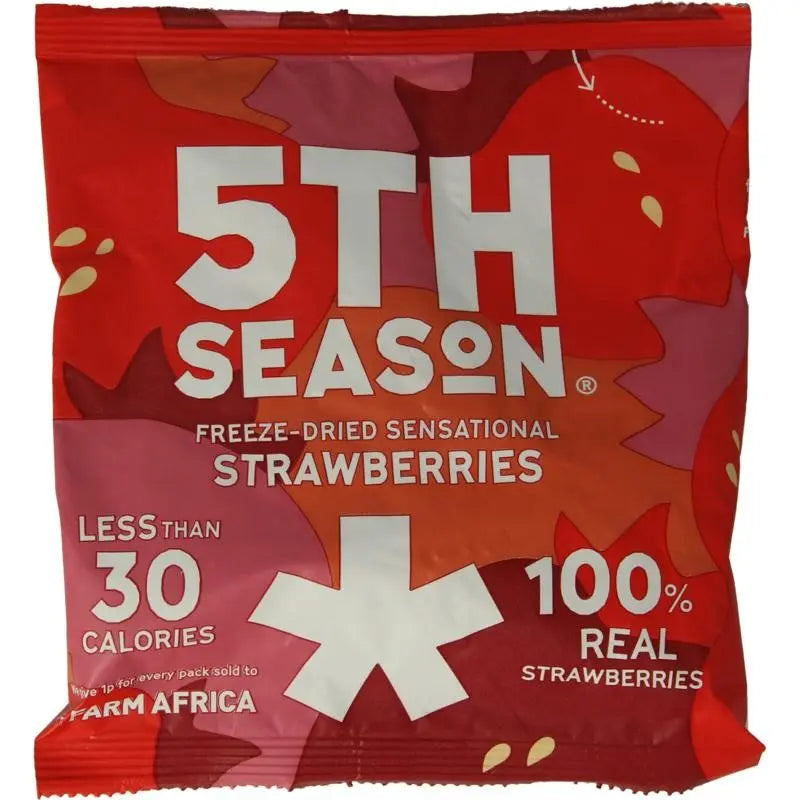 5TH Season Freeze dried strawberries 8 gram