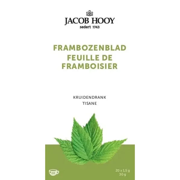 Jacob Hooy Kruidendrank frambozenblad 20 zakjes