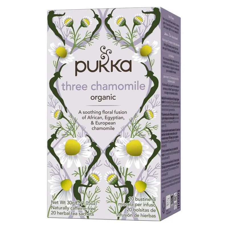 Pukka Three chamomile biologisch 20 zakjes
