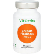 Vitortho Chroom picolinaat 200mcg 60 vcaps