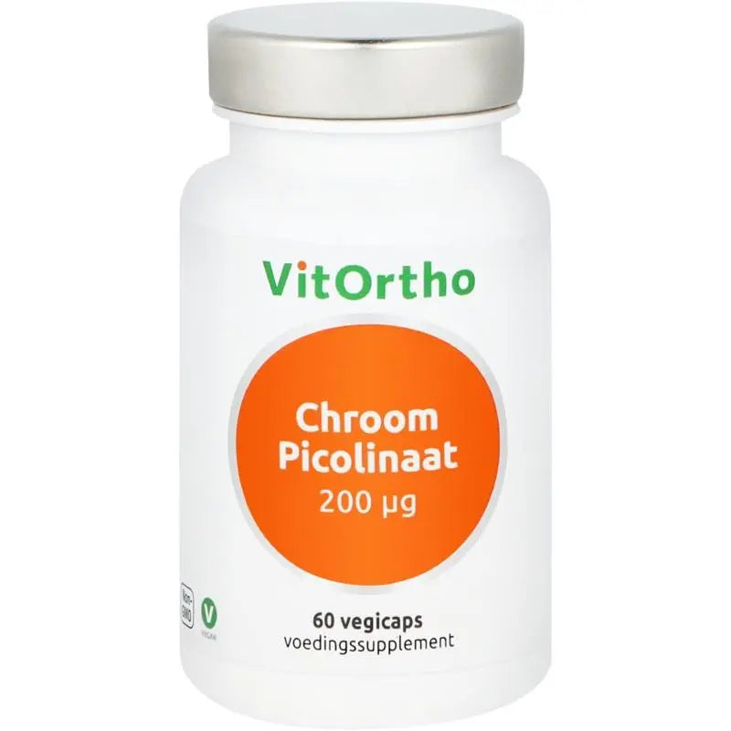 Vitortho Chroom picolinaat 200mcg 60 vcaps