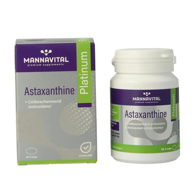 Mannavital Astaxanthine platinum 60 vcaps