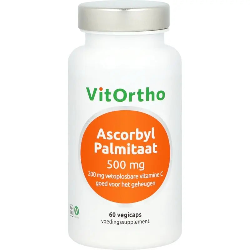 Vitortho Ascorbyl palmitaat 500 mg 60 vcaps