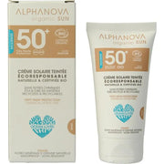 Alphanova Sun getinte zonnebrand tegen zonne allergie SPF50 50 gram
