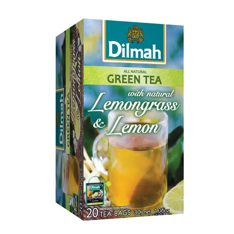 Dilmah Green tea with lemongrass & lemon 20 zakjes