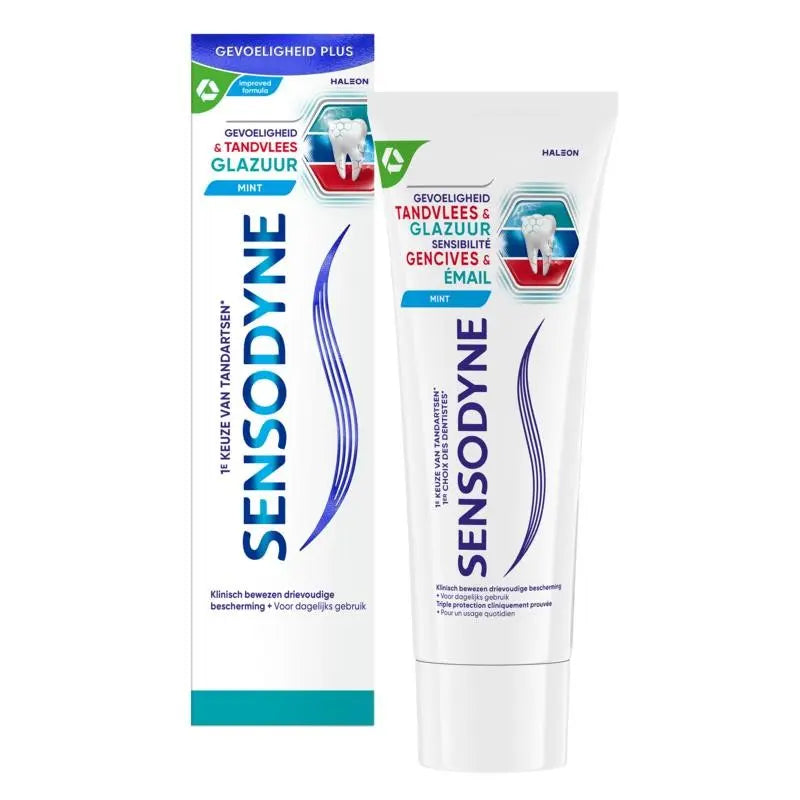 Sensodyne Tandpasta sensitive tandvlees & glazuur 75 ml