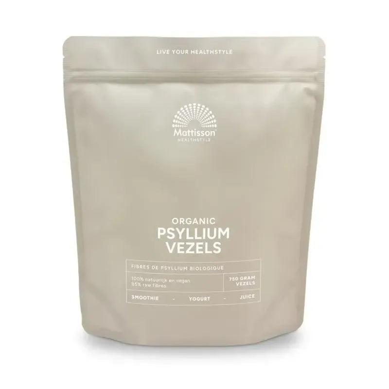 Mattisson Organic psylliumvezels biologisch 750 gram