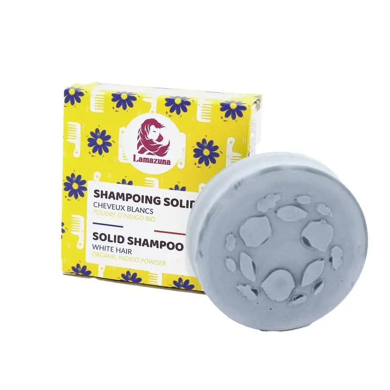 Lamazuna Shampoo bar white hair d'indigo powder 70 gram