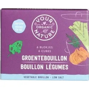 Your Organic Nature Heldere groentebouillon zoutarm biologisch 60 gram