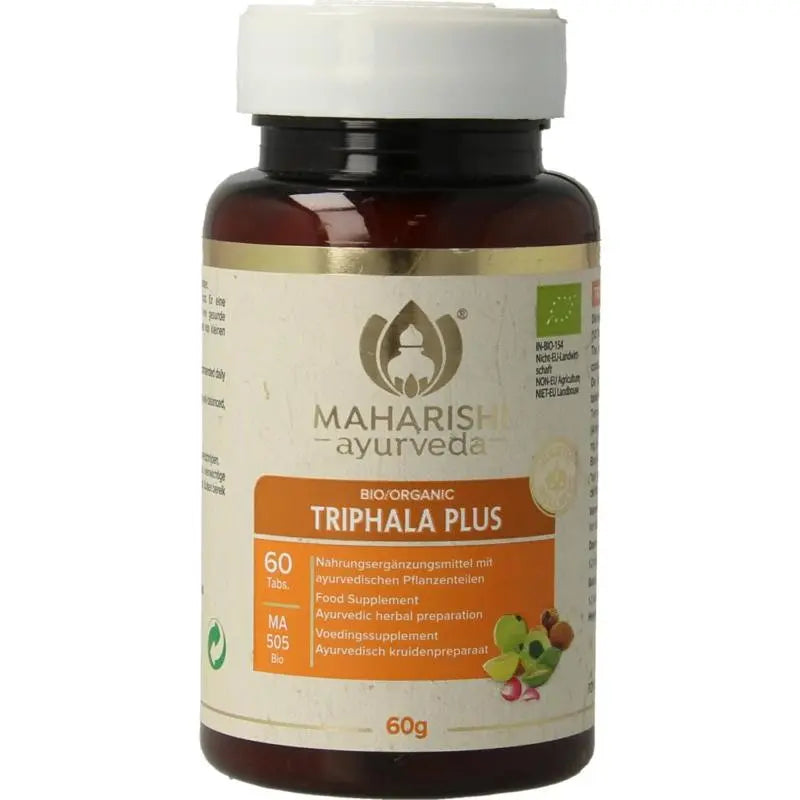 Maharishi Ayurveda Triphala plus biologisch 60 tabletten