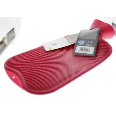 Fashy Kruik warm water zak cranberry dubbele rib 2 liter