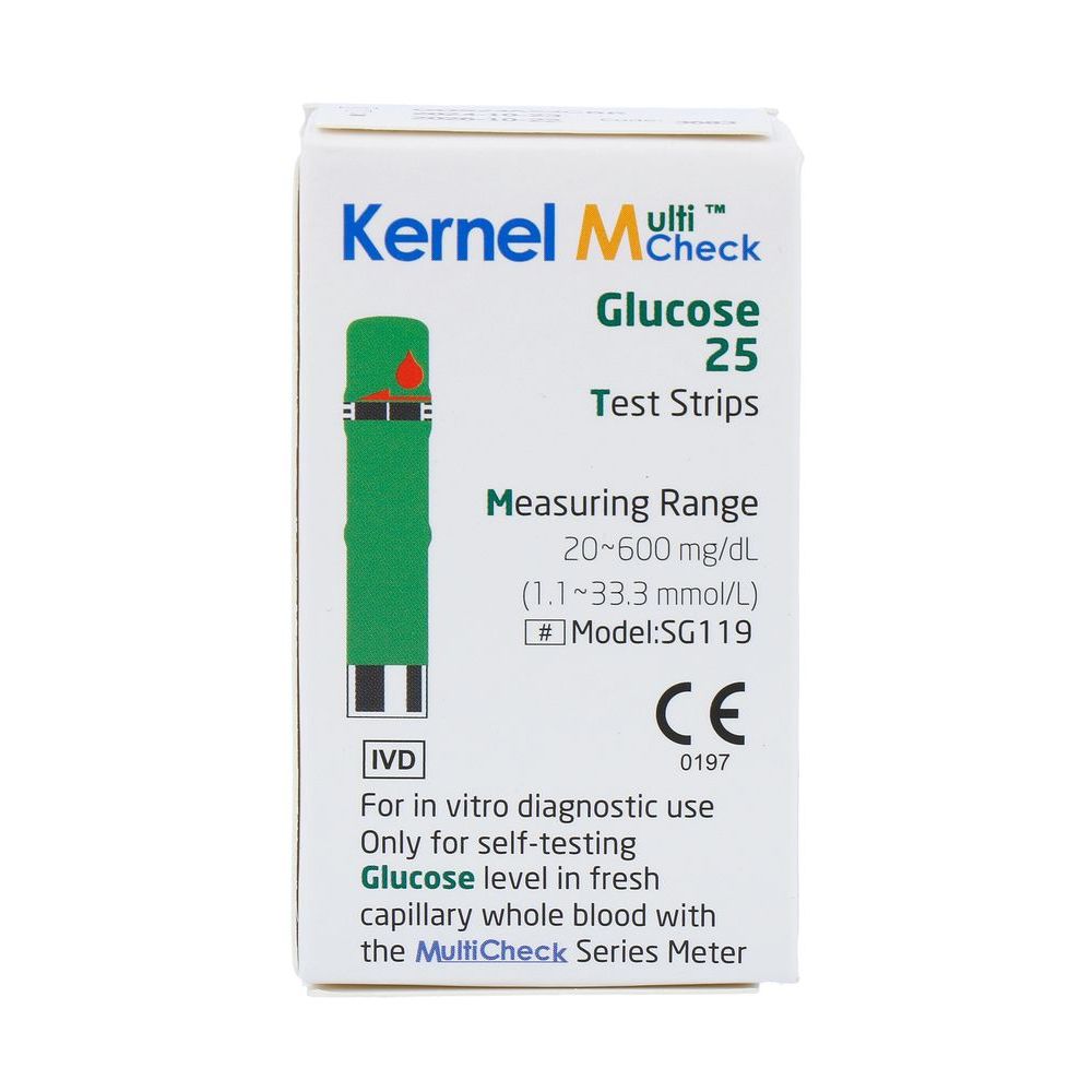Testjezelf Multicheck Glucose Teststrips 25 st - Testjezelf.nu