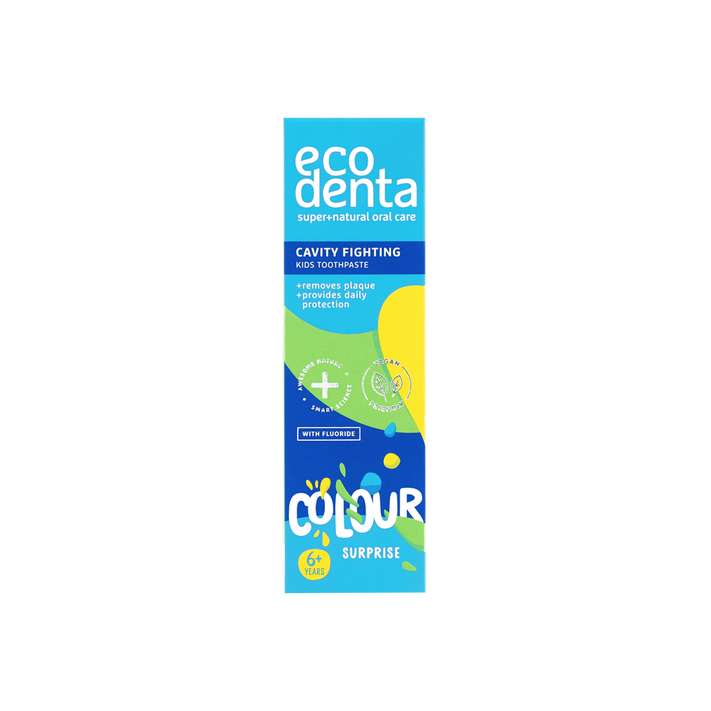 Ecodenta Caries Fighting Tandpasta Kind Colour Suprise 75 ml