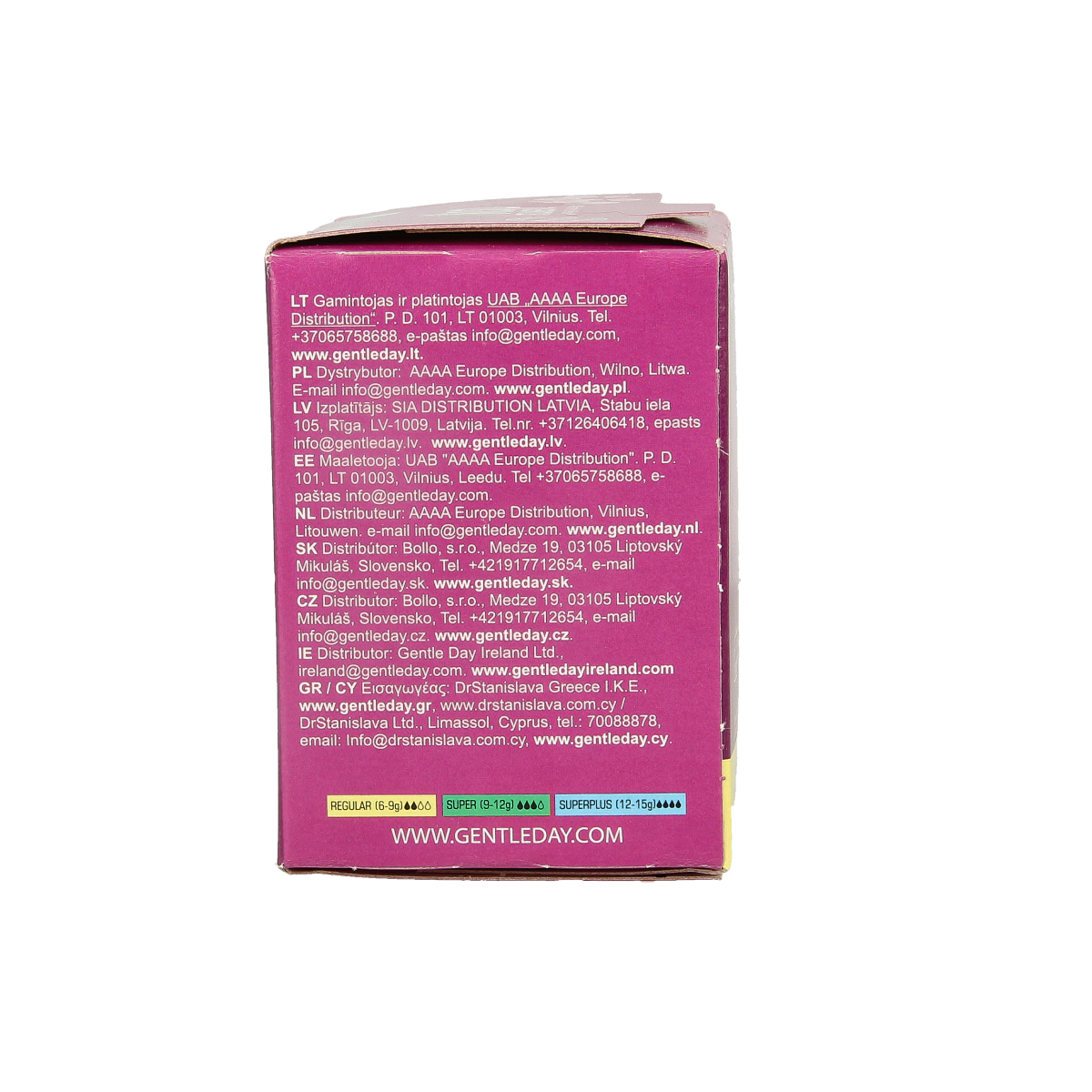 Gentle Day Tampon regular 18 stuks