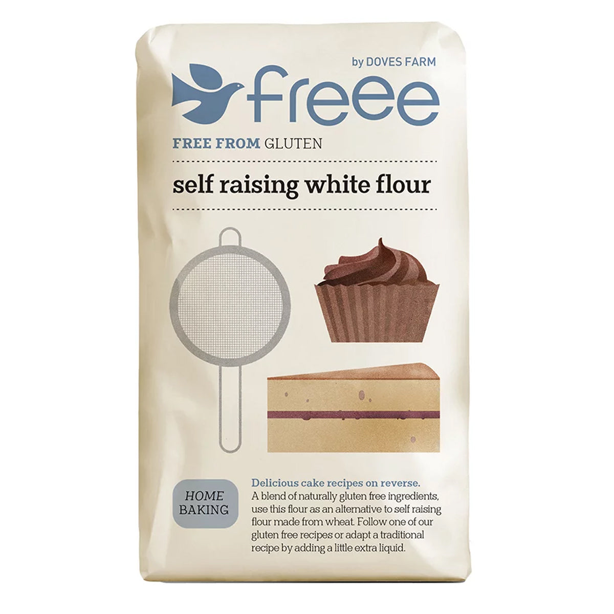 Doves Farm Zelfrijzend bakmeel 1 kg