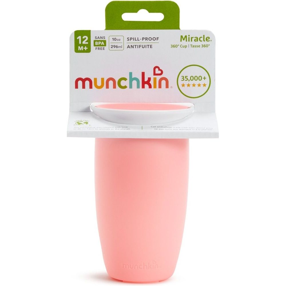 Munchkin Miracle 360 Beker Roze 296 ml