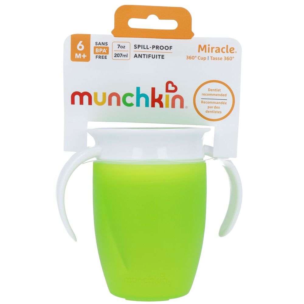 Munchkin Miracle 360 Oefenbeker Groen 207 ml