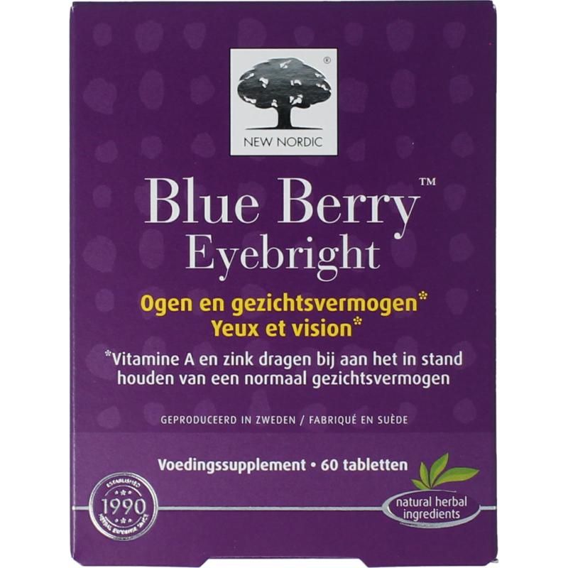New Nordic Blue berry eyebright 60 tabletten