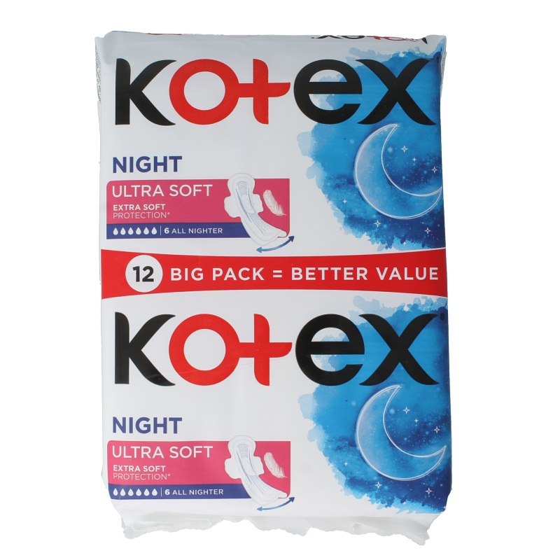 Kotex Ultra soft duo 12 stuks