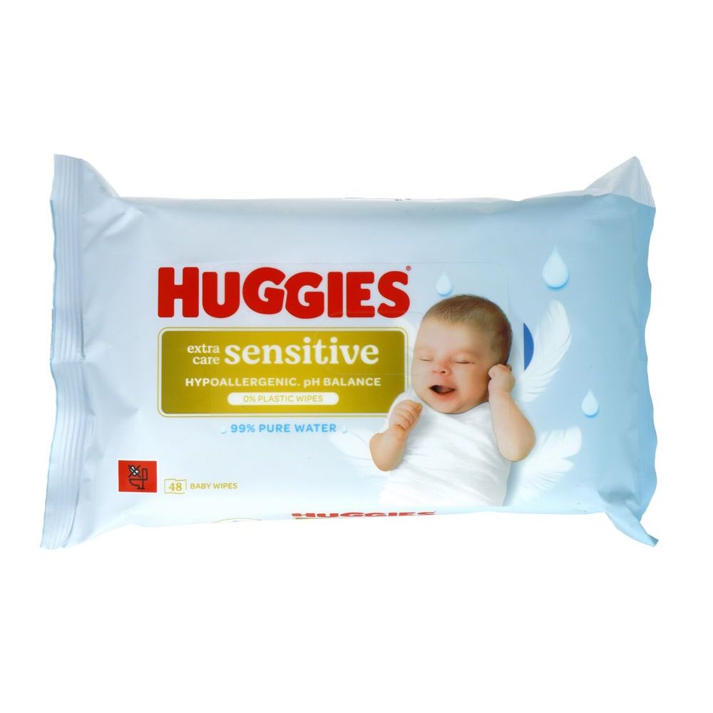 Huggies Pure Extra Care Babydoekjes 48 stuks