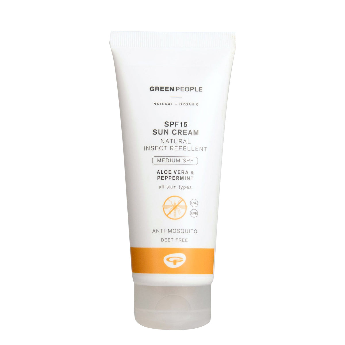 Green People Suncream natural insect repellent SFP15 100 ml
