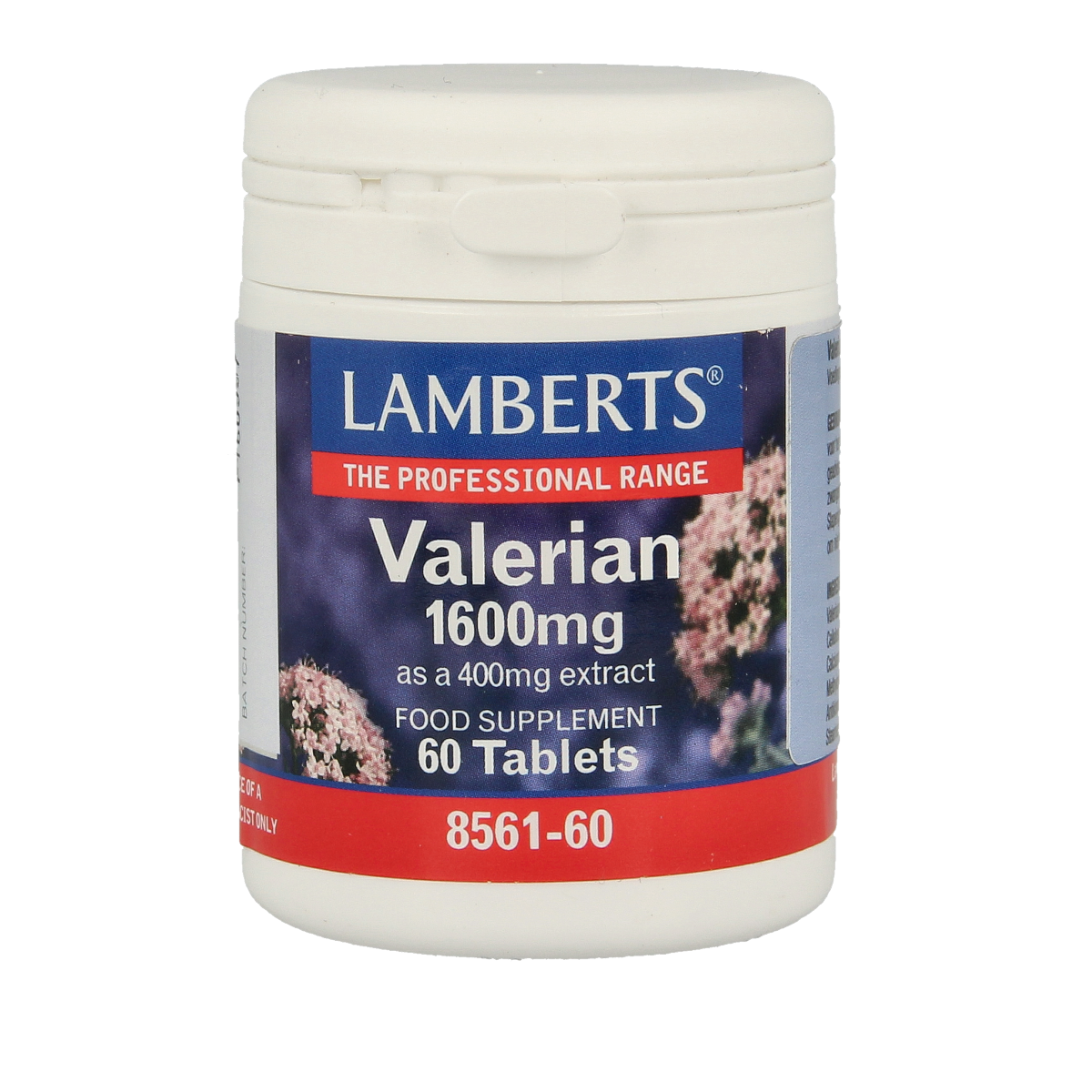 Lamberts Valeriaan 1600 mg 60 tabletten