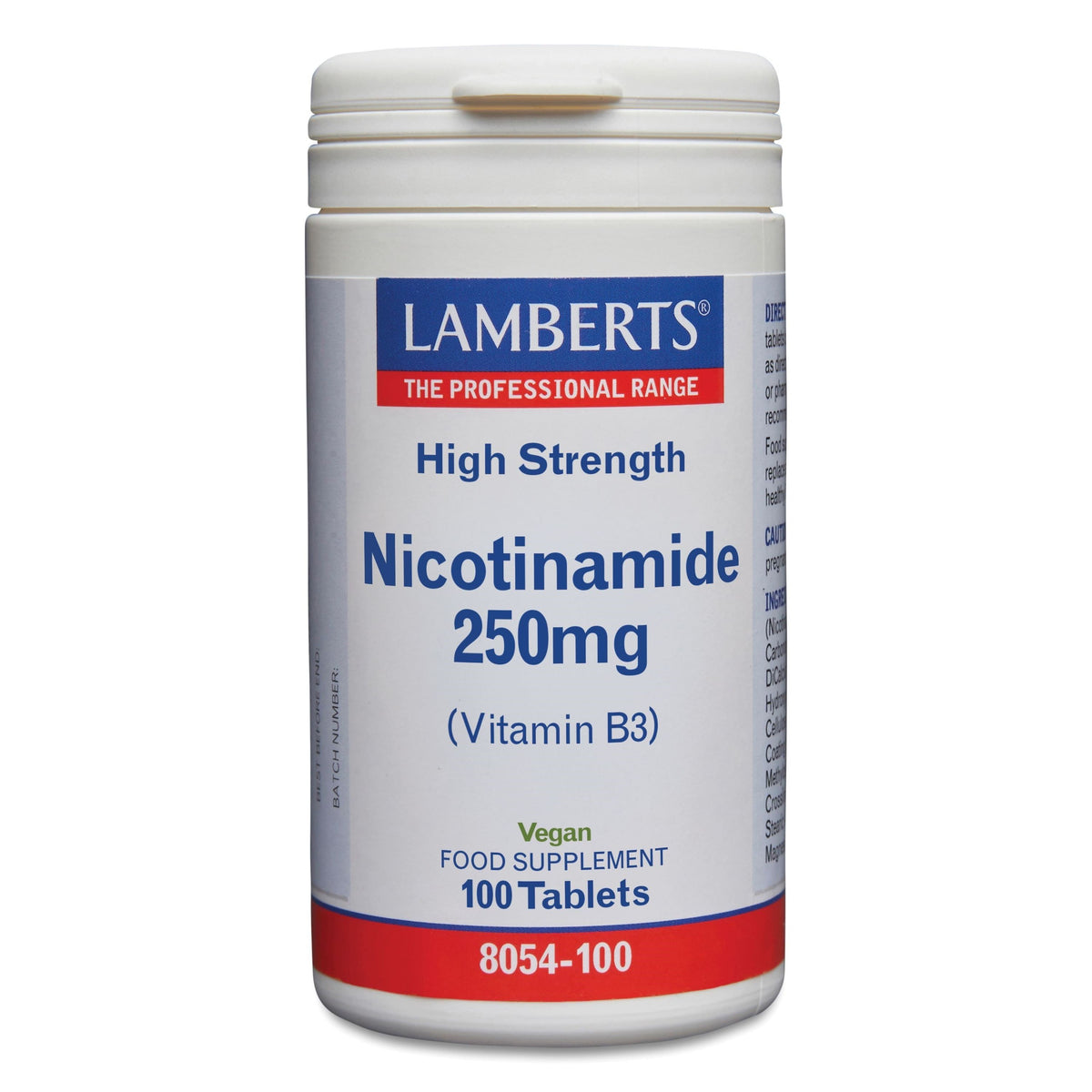 Lamberts Vitamine B3 250 mg (nicotinamide) 100 tabletten