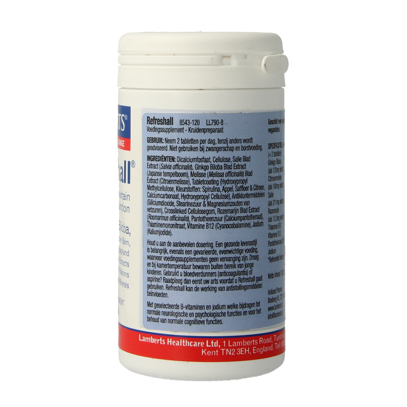 Lamberts Refreshall 120 tabletten