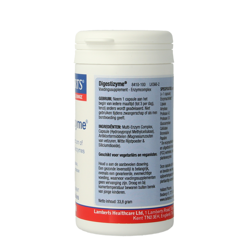 Lamberts Digestizyme spijsverteringsenzymen 100 vcaps