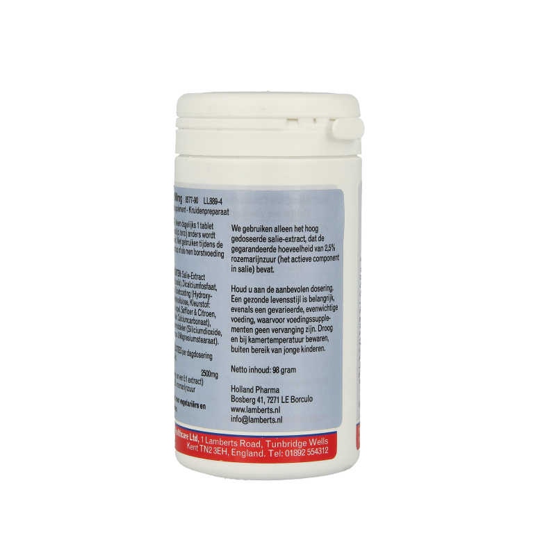 Lamberts Salie (sage) 90 tabletten