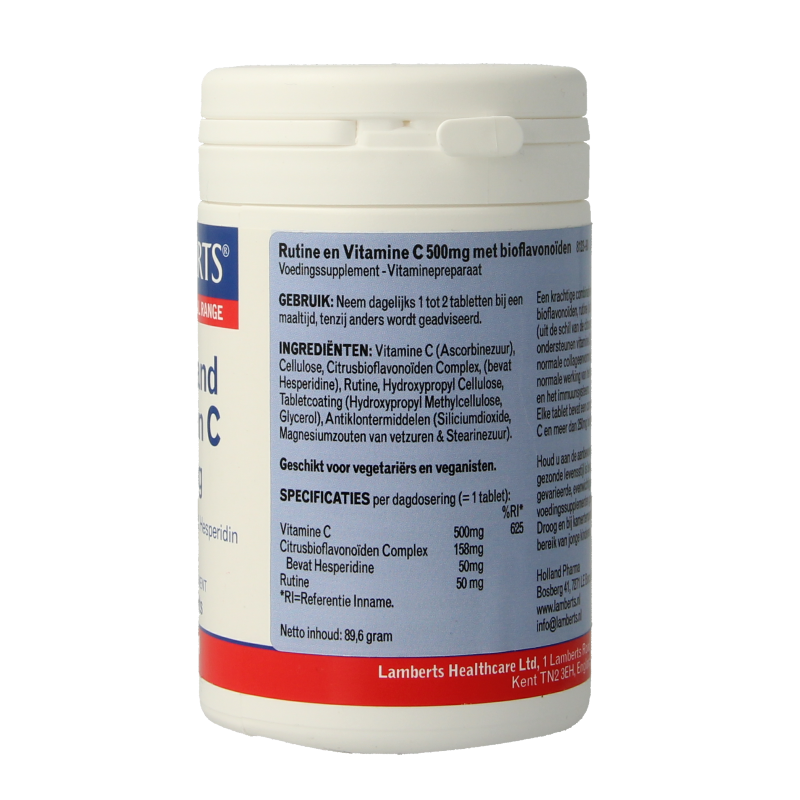 Lamberts Vitamine C 500 mg rutine & bioflavonoiden 90 tabletten
