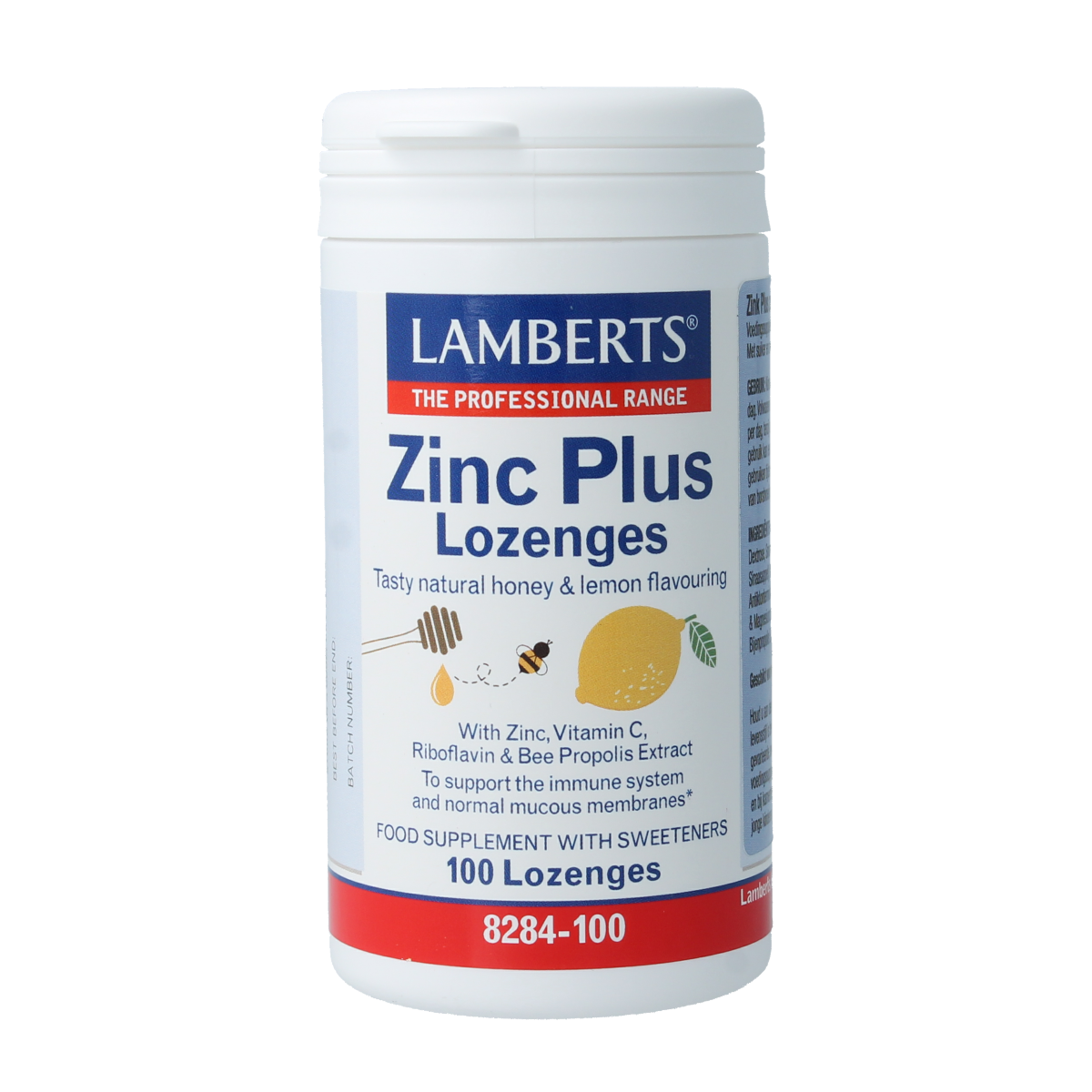 Lamberts Zinc (zink) plus 100 zuigtabletten