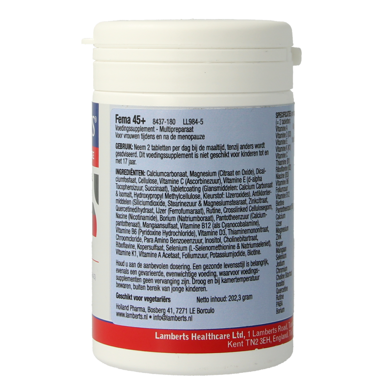Lamberts FEMA 45+ 180 tabletten