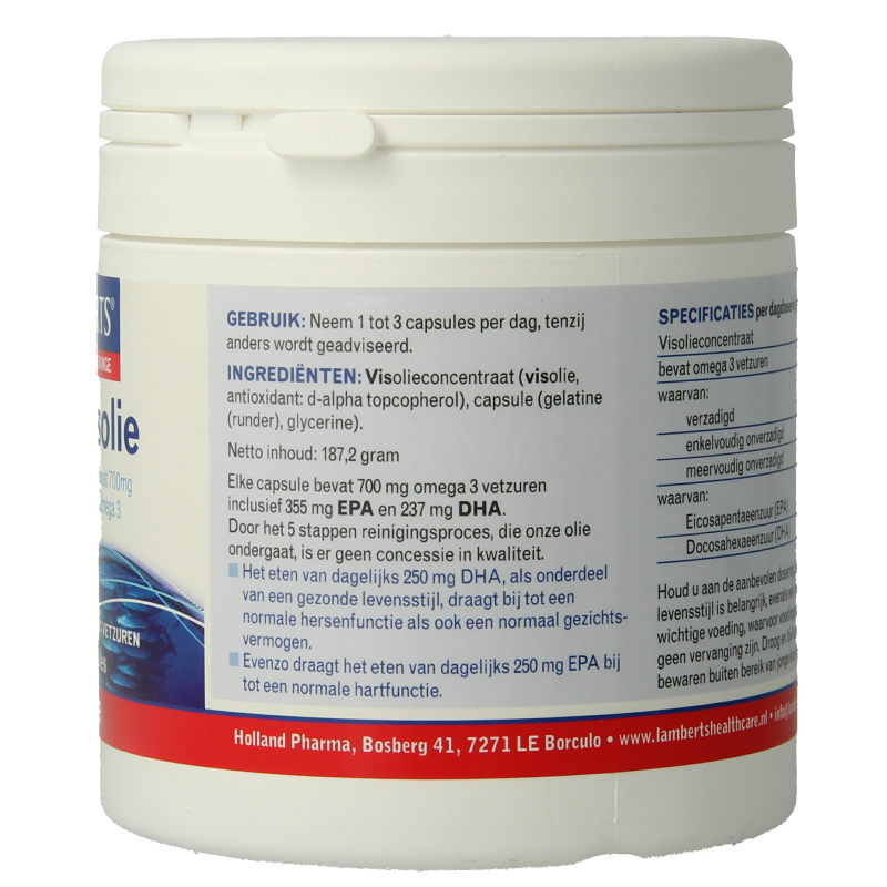Lamberts Pure visolie 1100 mg omega 3