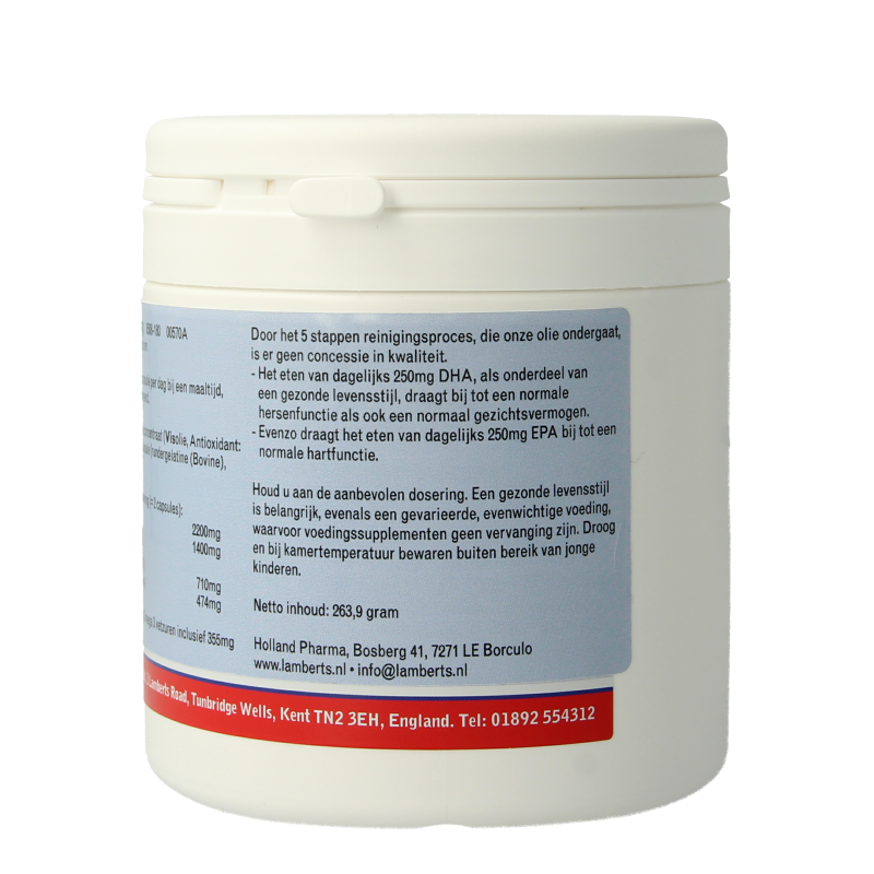 Lamberts Pure visolie 1100 mg omega 3