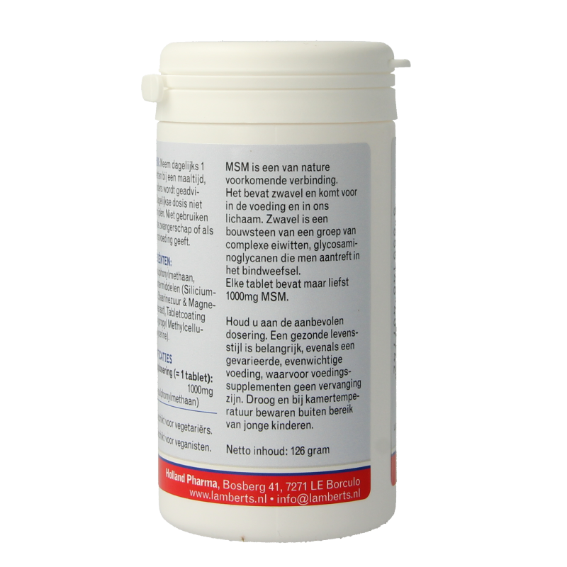 Lamberts MSM 1000 mg 120 tabletten
