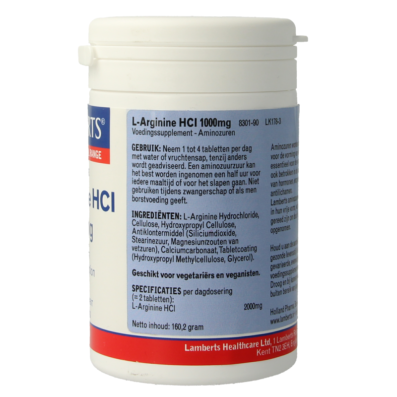 Lamberts L-Arginine 1000 mg 90 tabletten