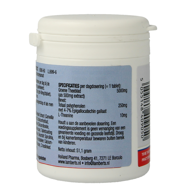 Lamberts Groene thee 5000 mg 60 tabletten