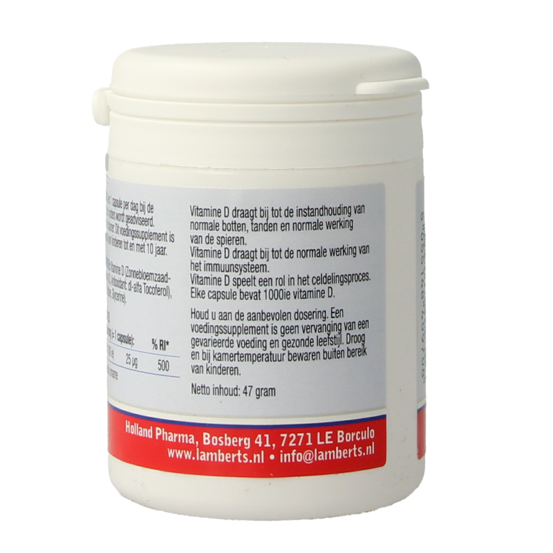 Lamberts Vitamine D3 25 mcg