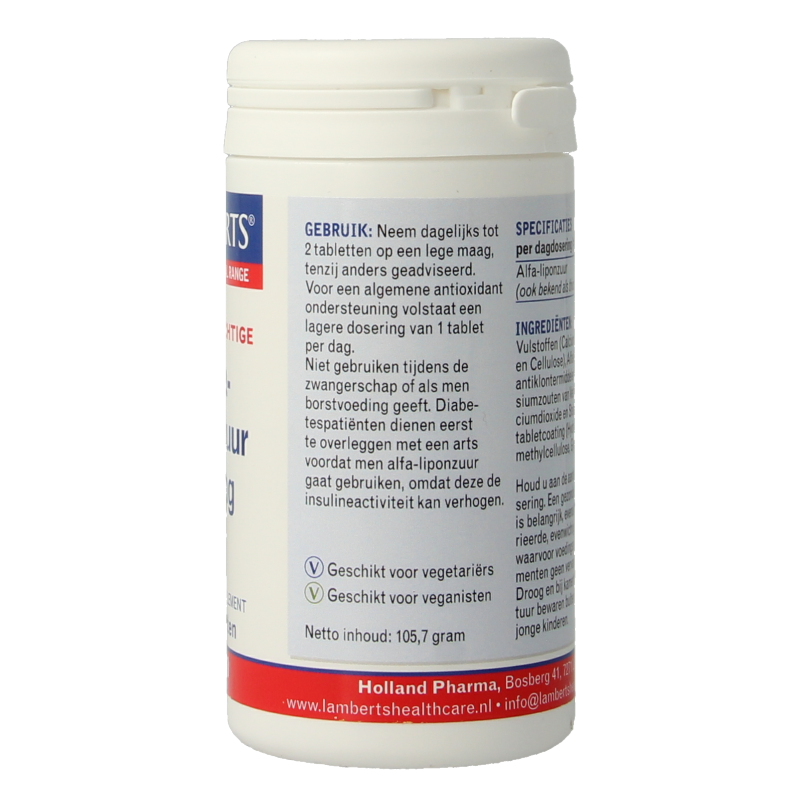 Lamberts Alfa liponzuur 300 mg 90 tabletten