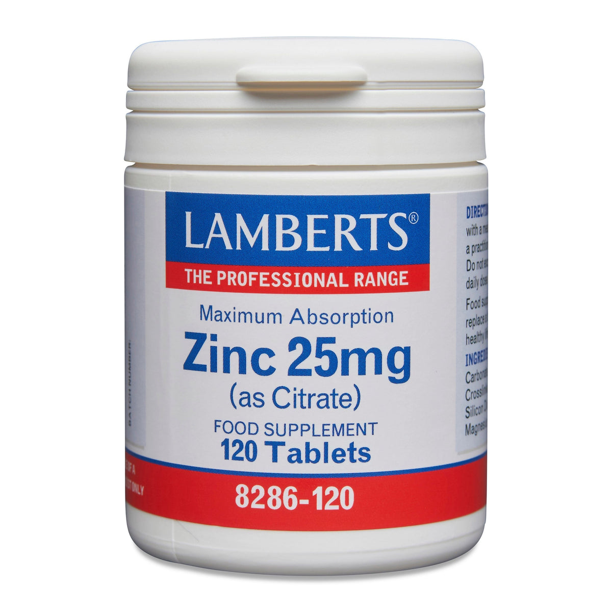 Lamberts Zink citraat 25 mg 120 tabletten