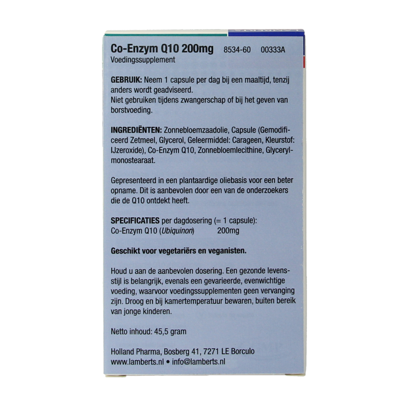 Lamberts Co-enzym Q10 200 mg 60 vcaps